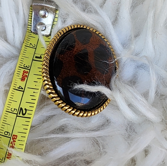Yoshi‎ HUGE vintage leopard Ring - Picture 5 of 7
